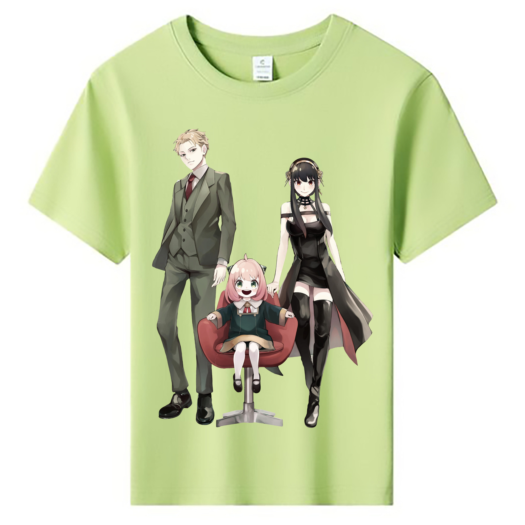 （画像用） SPY×FAMILY间谍家家酒 綿100％キッズTシャツ（フロントプリント）